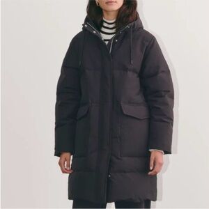 Everlane Renew Long Puffer Jacket sz small